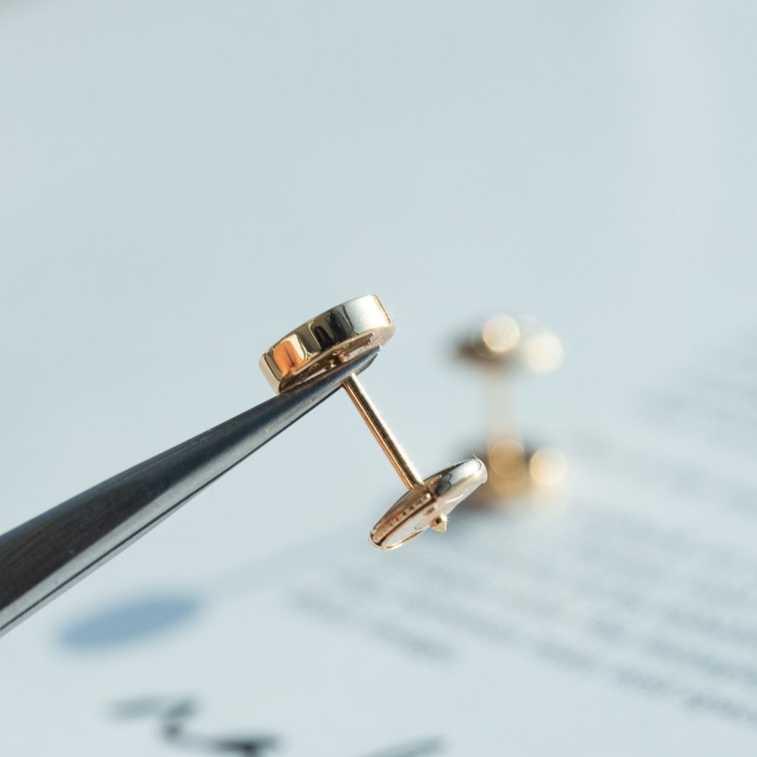 ¡®Glow Jewelry¡¯LOVE EARRINGS PINK GOLD 10MM