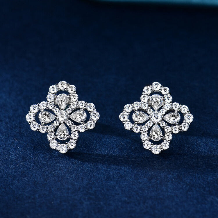 ¡®Glow Jewelry¡¯LOOP EARRINGS FULL MOTIF DIAMOND 16MM