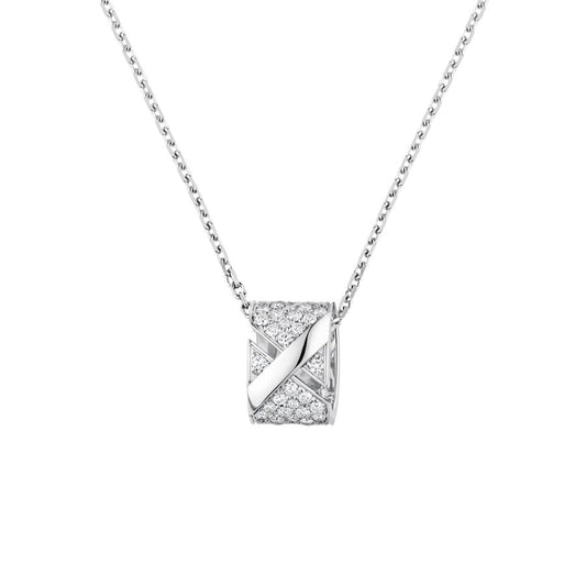 [Glow Jewelry]LIENS EVIDENCE DIAMOND PAVED NECKLACE