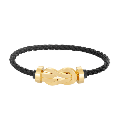 ¡®Glow Jewelry¡¯CHANCE LARGE 8 FIGURE BUCKLE NO DIAMOND BRACELET GOLD