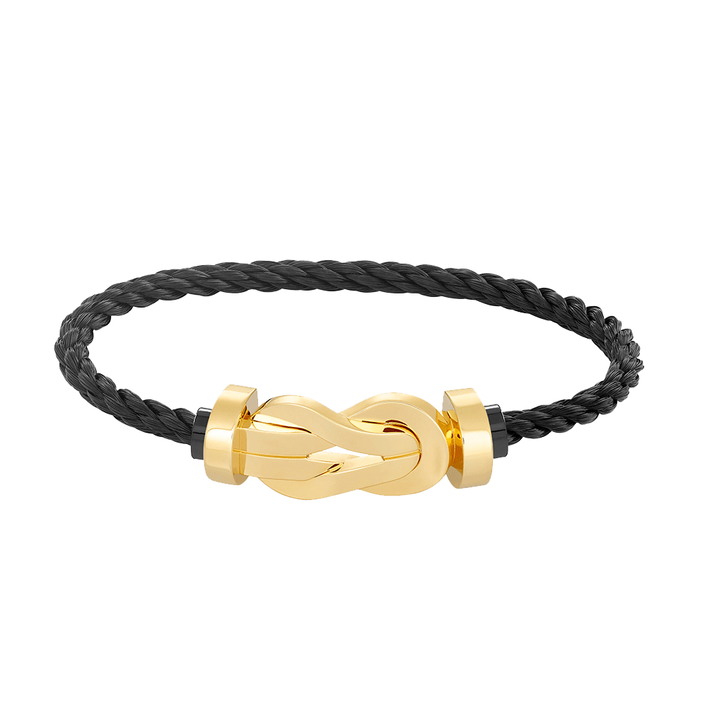 [Glow Jewelry]CHANCE LARGE 8 FIGURE BUCKLE NO DIAMOND BRACELET GOLD