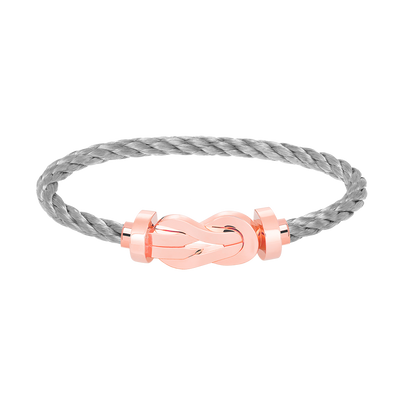 ¡®Glow Jewelry¡¯CHANCE LARGE 8 FIGURE BUCKLE NO DIAMOND BRACELET ROSE GOLD