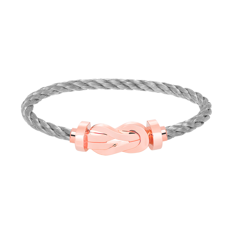 [Glow Jewelry]CHANCE LARGE 8 FIGURE BUCKLE NO DIAMOND BRACELET ROSE GOLD