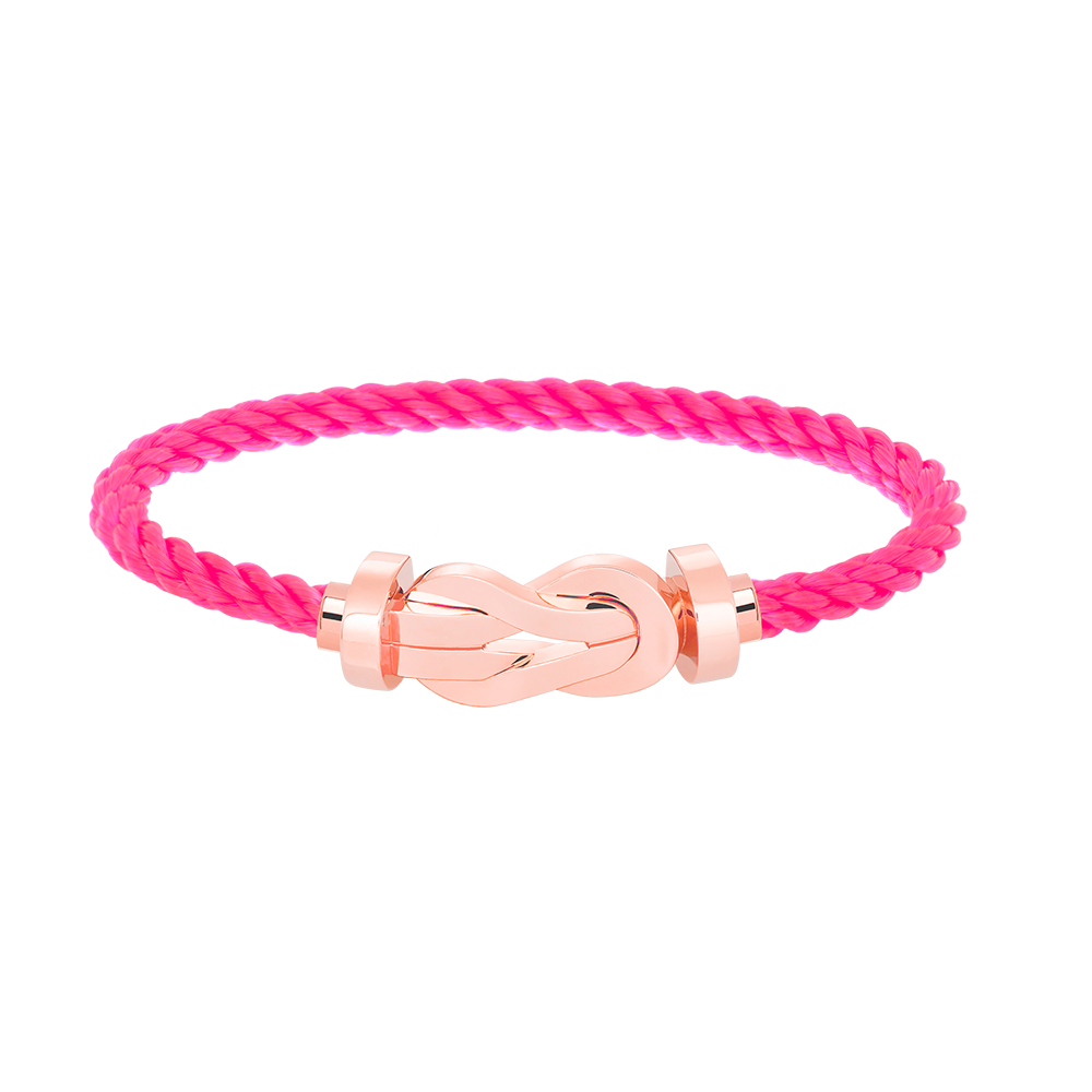 [Glow Jewelry]CHANCE LARGE 8 FIGURE BUCKLE NO DIAMOND BRACELET ROSE GOLD