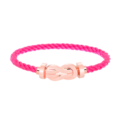[Glow Jewelry]CHANCE LARGE 8 FIGURE BUCKLE NO DIAMOND BRACELET ROSE GOLD