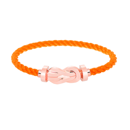 [Glow Jewelry]CHANCE LARGE 8 FIGURE BUCKLE NO DIAMOND BRACELET ROSE GOLD