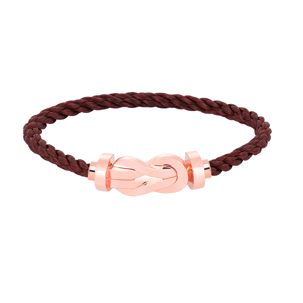 [Glow Jewelry]CHANCE LARGE 8 FIGURE BUCKLE NO DIAMOND BRACELET ROSE GOLD
