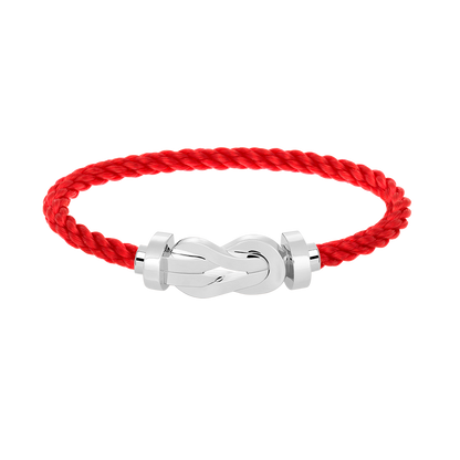 [Glow Jewelry]CHANCE LARGE 8 FIGURE BUCKLE NO DIAMOND BRACELET SILVER