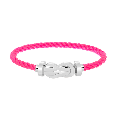 [Glow Jewelry]CHANCE LARGE 8 FIGURE BUCKLE NO DIAMOND BRACELET SILVER