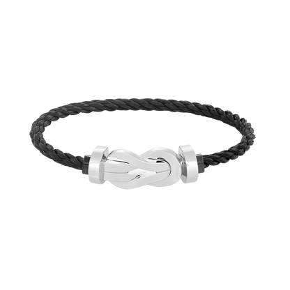¡®Glow Jewelry¡¯CHANCE LARGE 8 FIGURE BUCKLE NO DIAMOND BRACELET SILVER