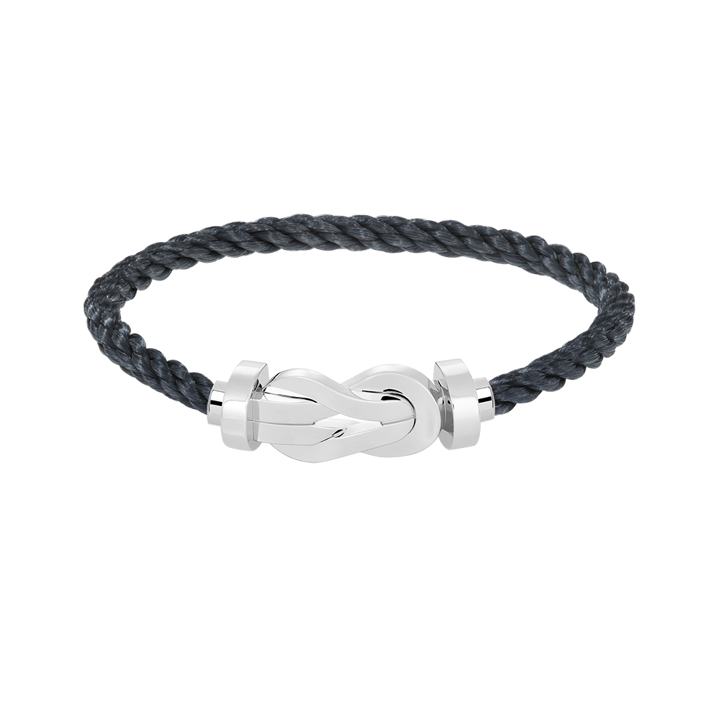 [Glow Jewelry]CHANCE LARGE 8 FIGURE BUCKLE NO DIAMOND BRACELET SILVER