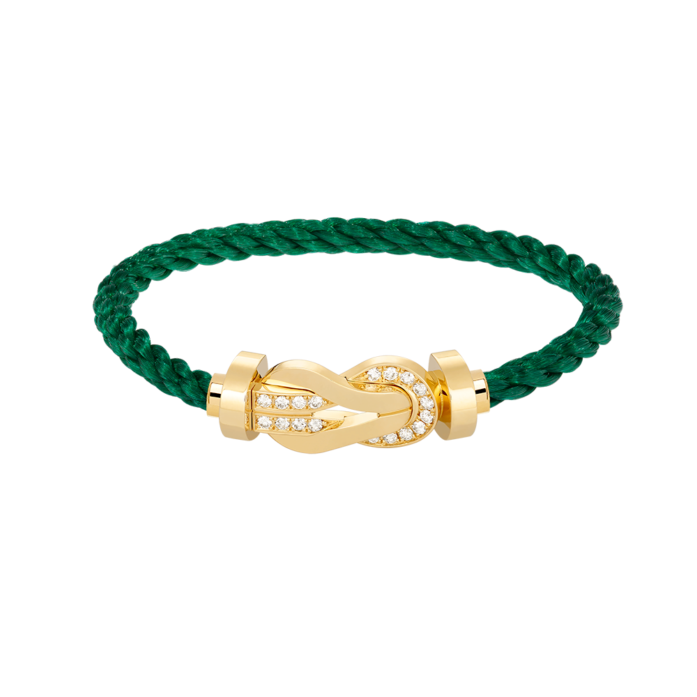 ¡®Glow Jewelry¡¯CHANCE LARGE 8 FIGURE BUCKLE HALF DIAMOND BRACELET GOLD