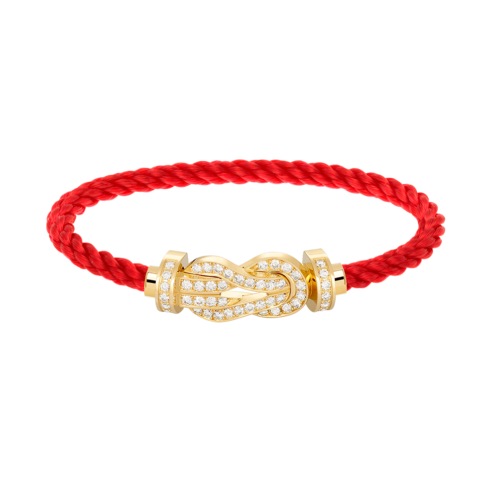 ¡®Glow Jewelry¡¯CHANCE LARGE 8 FIGURE BUCKLE FULLDIAMOND BRACELET GOLD