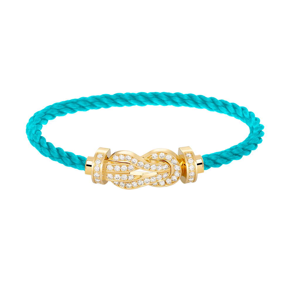 ¡®Glow Jewelry¡¯CHANCE LARGE 8 FIGURE BUCKLE FULLDIAMOND BRACELET GOLD