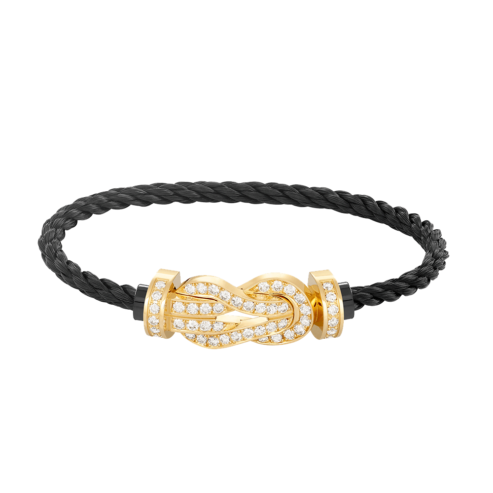 ¡®Glow Jewelry¡¯CHANCE LARGE 8 FIGURE BUCKLE FULLDIAMOND BRACELET GOLD
