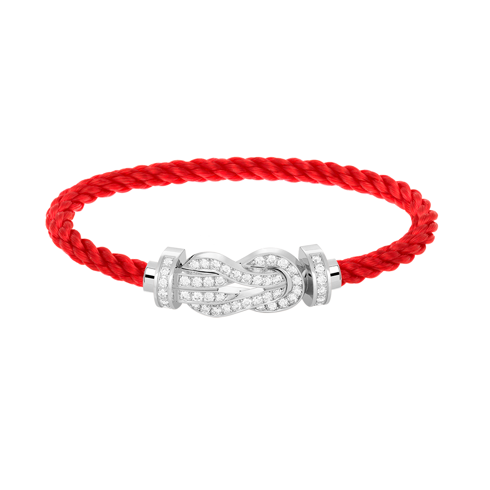 ¡®Glow Jewelry¡¯CHANCE LARGE 8 FIGURE BUCKLE FULL DIAMOND BRACELET SILVER