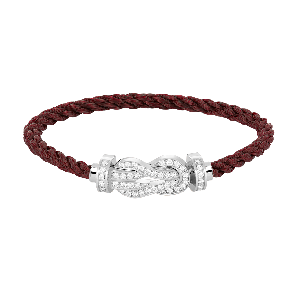 ¡®Glow Jewelry¡¯CHANCE LARGE 8 FIGURE BUCKLE FULL DIAMOND BRACELET SILVER