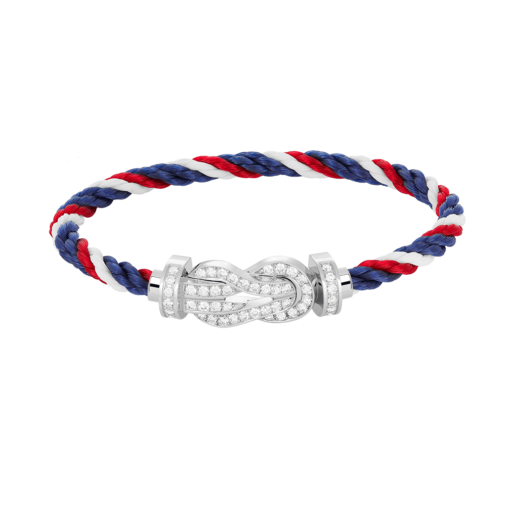 ¡®Glow Jewelry¡¯CHANCE LARGE 8 FIGURE BUCKLE FULL DIAMOND BRACELET SILVER