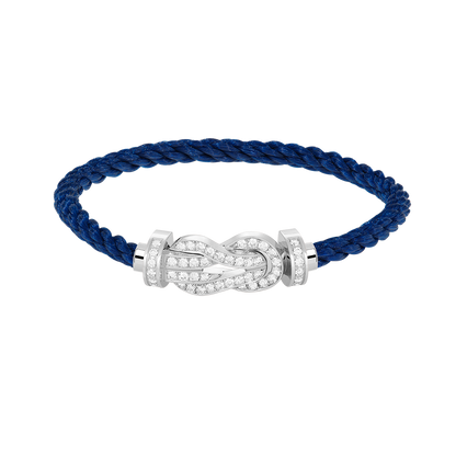 ¡®Glow Jewelry¡¯CHANCE LARGE 8 FIGURE BUCKLE FULL DIAMOND BRACELET SILVER