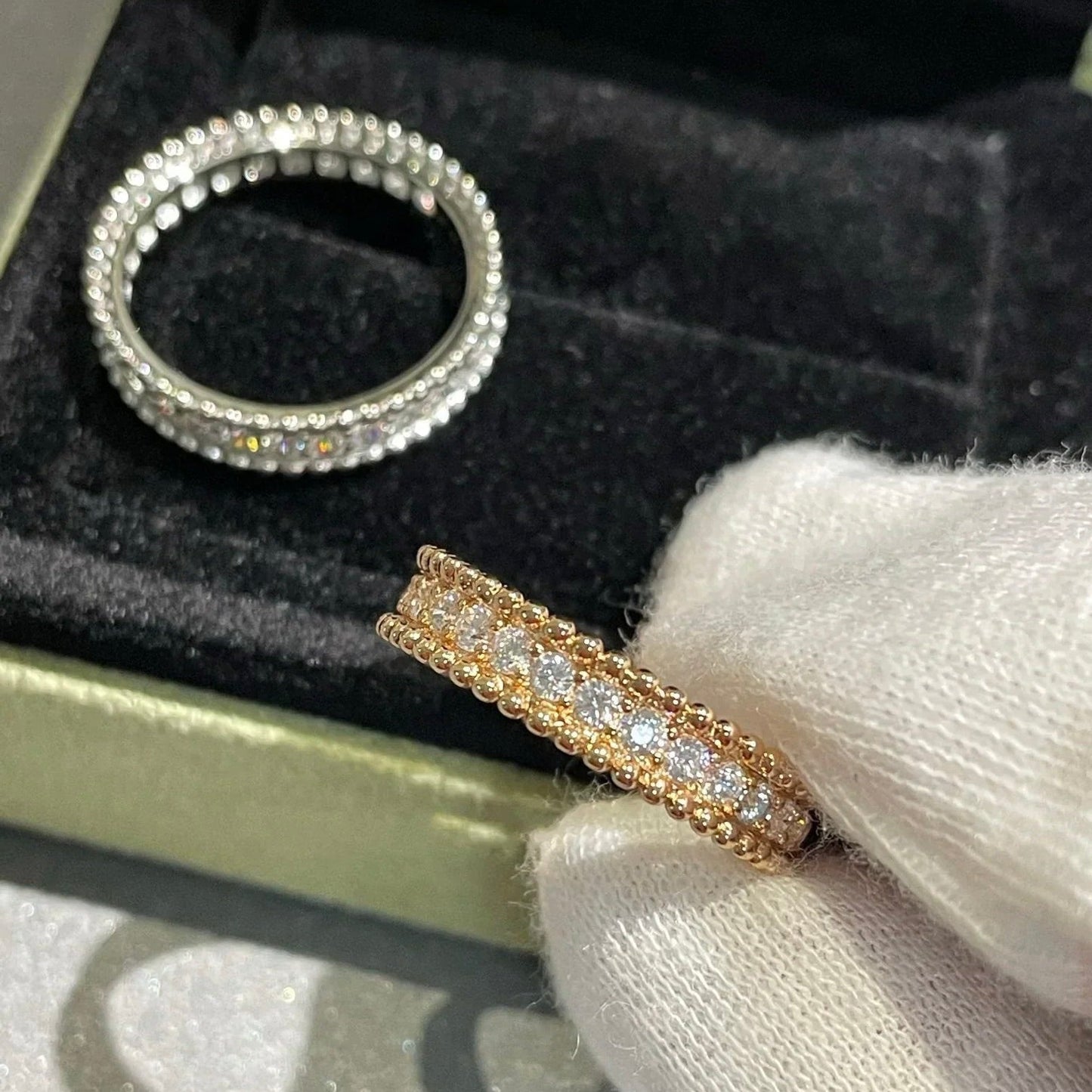 [Glow Jewelry]PERLEE DIAMOND ROSE GOLD RING
