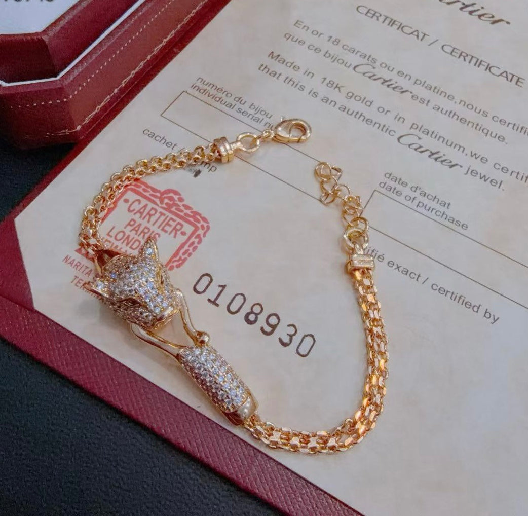 [Glow Jewelry Jewelry] PANTHERE  BRACELET DIAMONDS