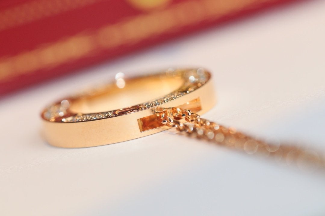 [Glow Jewelry]LOVE NECKLACE ADJUSTABLE ROSE GOLD