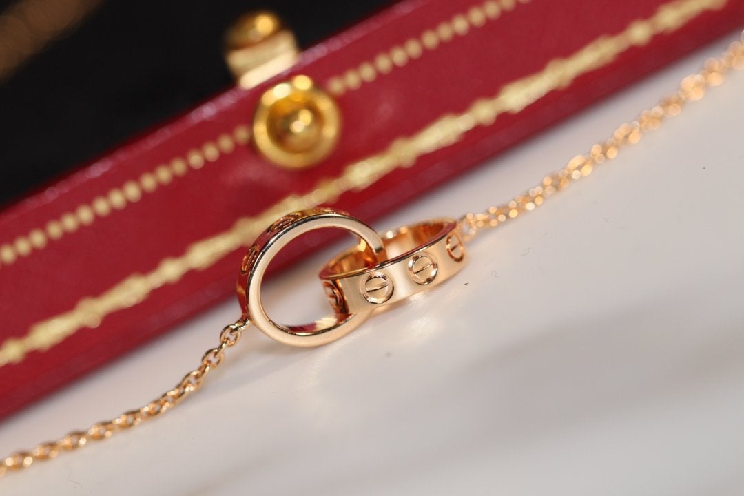 ¡®Glow Jewelry¡¯LOVE NECKLACE PINK GOLD AND SILVER