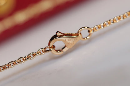 [Glow Jewelry]LOVE NECKLACE PINK GOLD AND SILVER
