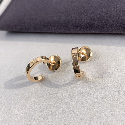 ¡®Glow Jewelry¡¯LOVE EARRINGS 2.65MM PINK GOLD