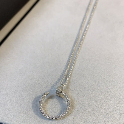 [Glow Jewelry]JUSTE NECKLACE SILVER DIAMONDS