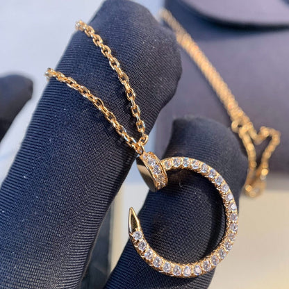 ¡®Glow Jewelry¡¯JUSTE NECKLACE PINK GOLD DIAMONDS