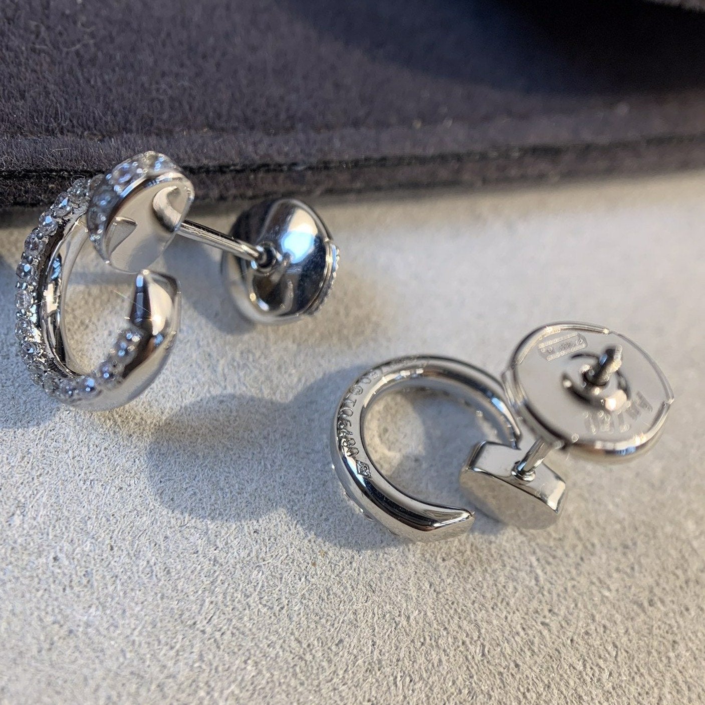 ¡®Glow Jewelry¡¯JUSTE EARRINGS SILVER DIAMONDS