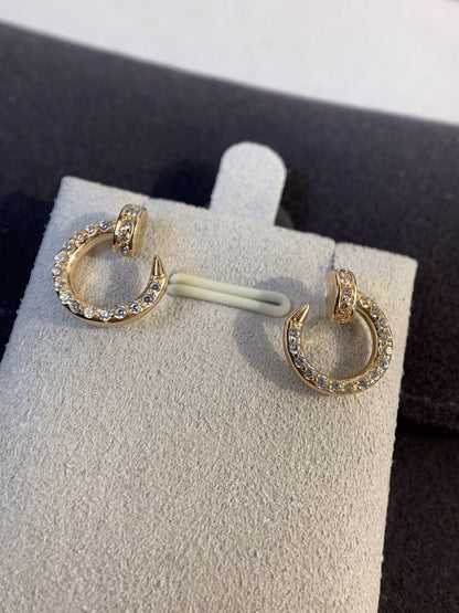 ¡®Glow Jewelry¡¯JUSTE EARRINGS GOLD DIAMONDS