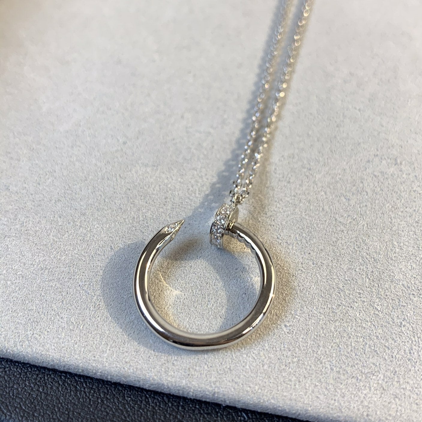 [Glow Jewelry]JUSTE NECKLACE SILVER