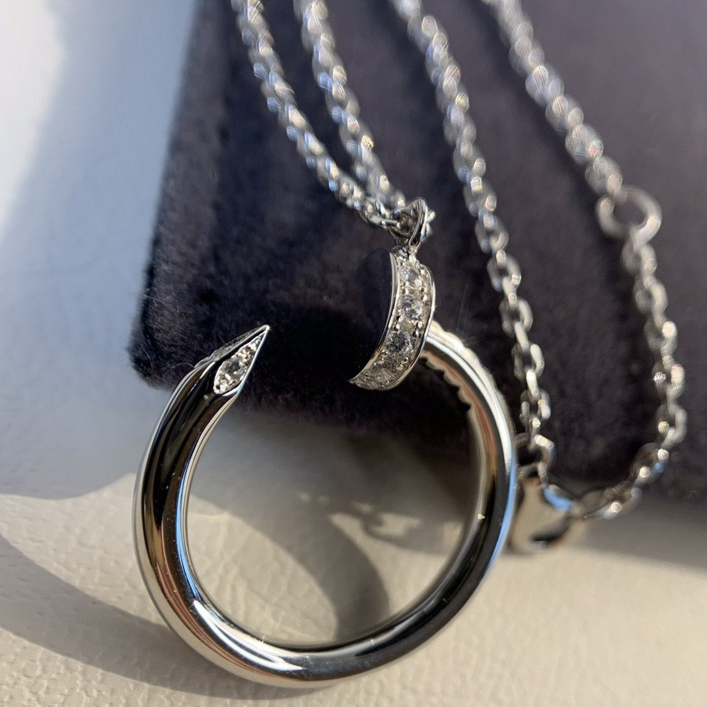 [Glow Jewelry]JUSTE NECKLACE SILVER