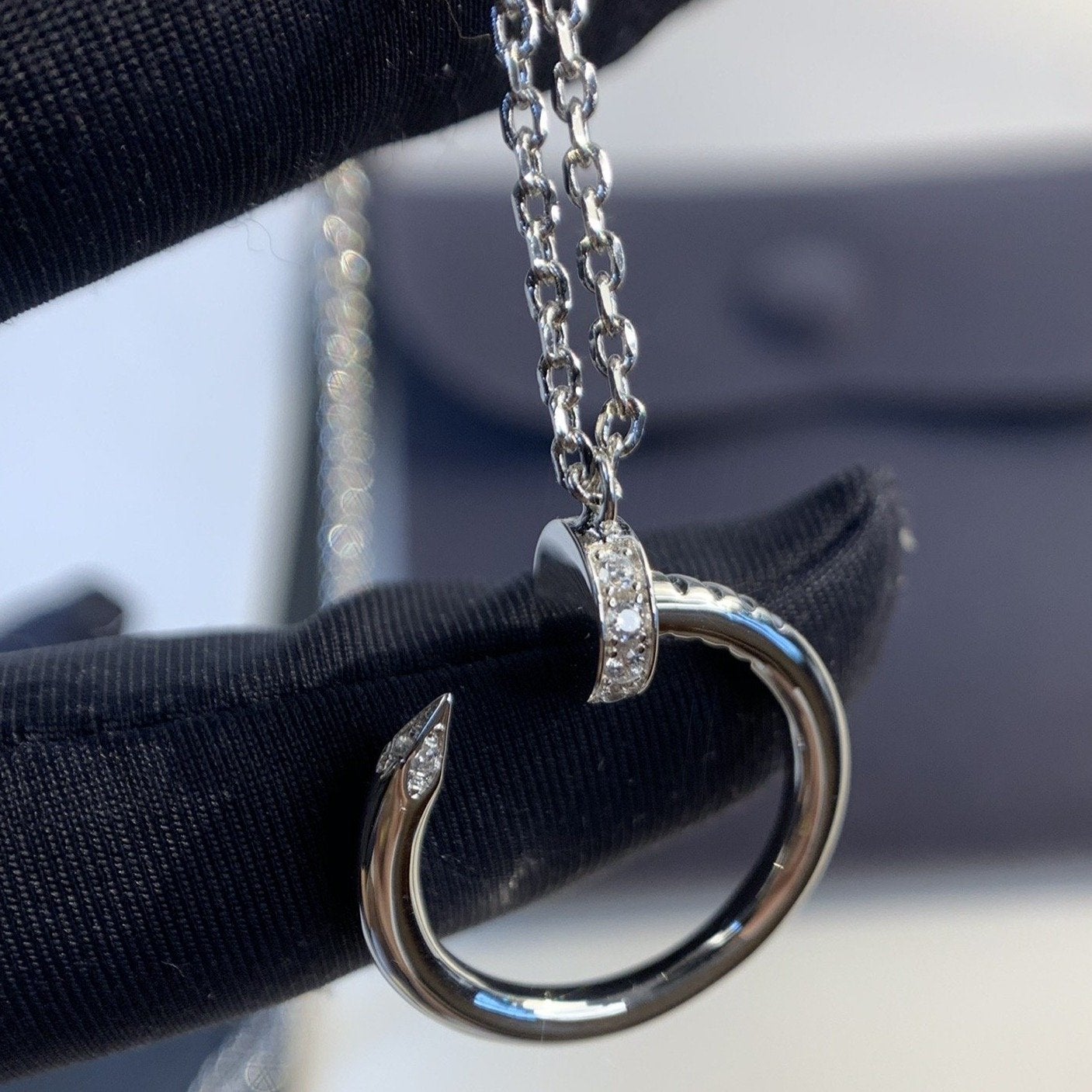 [Glow Jewelry]JUSTE NECKLACE SILVER