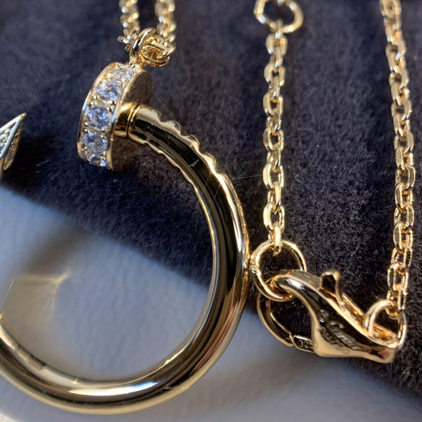 [Glow Jewelry]JUSTE NECKLACE PINK GOLD