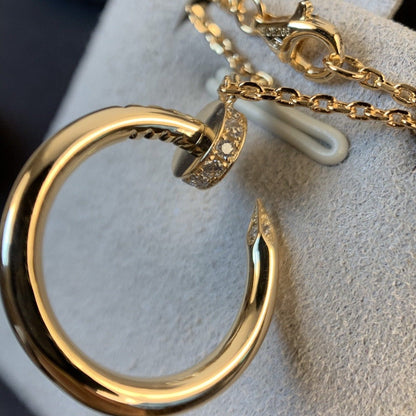 [Glow Jewelry]JUSTE NECKLACE PINK GOLD