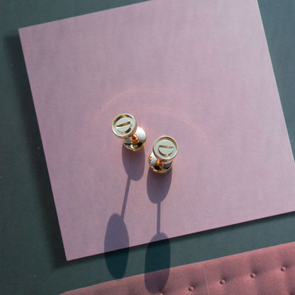 ¡®Glow Jewelry¡¯LOVE EARRINGS PINK GOLD 10MM