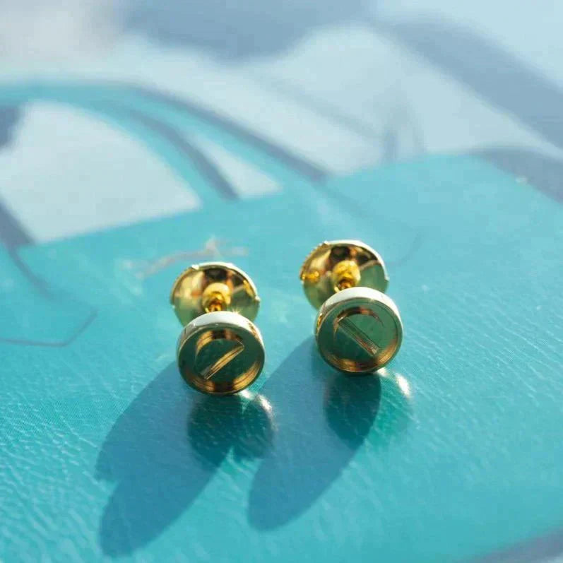 [Glow Jewelry]LOVE EARRINGS GOLD 10MM