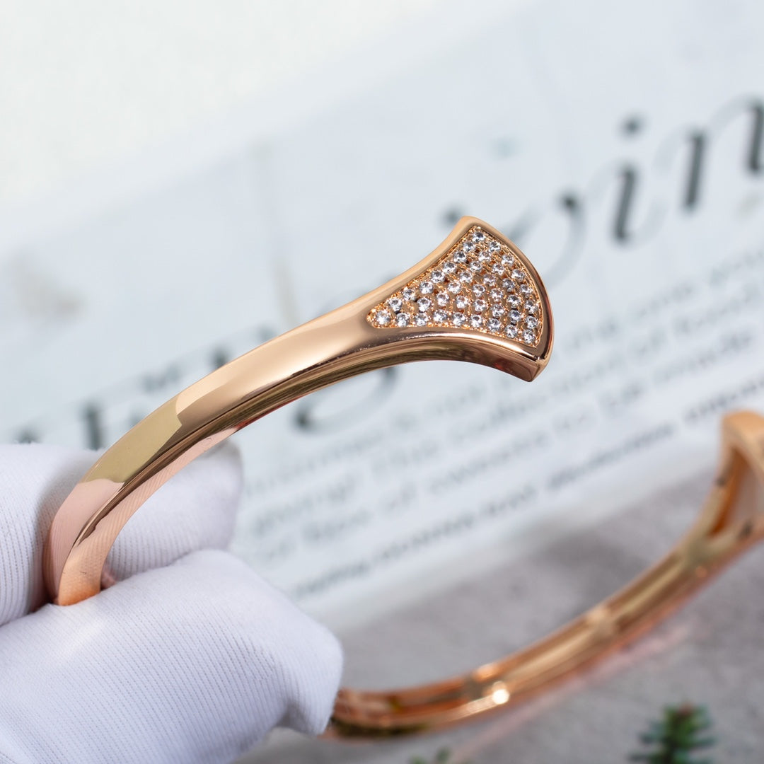 [Glow Jewelry]DREAM BRACELET OPEN PINK GOLD MOP DIAMOND