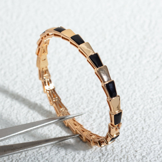 [Glow Jewelry]SERPENTI BRACELET PINK GOLD ONYX