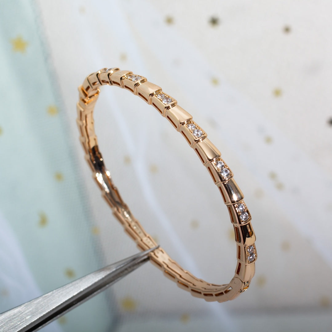 [Glow Jewelry]SERPENTI BRACELET PINK GOLD DIAMOND