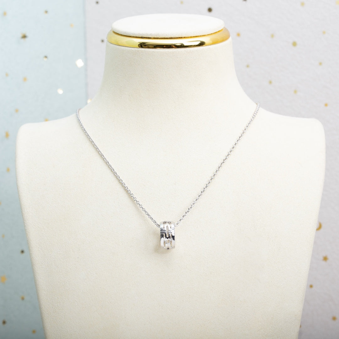 [Glow Jewelry]PARENTESI NECKLACE SILVER