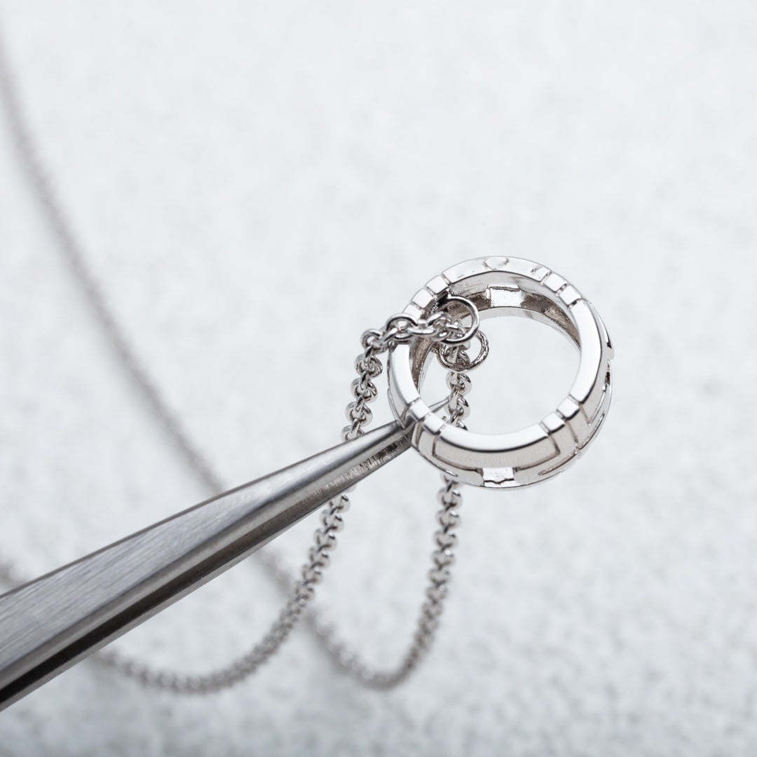[Glow Jewelry]PARENTESI NECKLACE SILVER