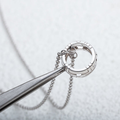 [Glow Jewelry]PARENTESI NECKLACE SILVER