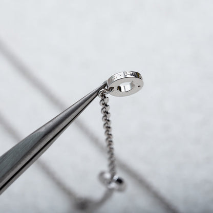 [Glow Jewelry]PARENTESI NECKLACE SILVER