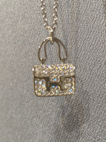 ¡®Glow Jewelry¡¯CONSTANCE PEDANT DIAMOND NECKLACE