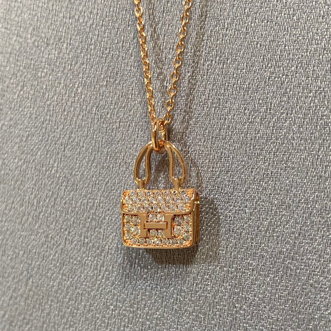 [Glow Jewelry]CONSTANCE PEDANT DIAMOND NECKLACE