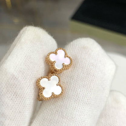 ¡®Glow Jewelry¡¯CLOVER MINI GOLD EARRINGS
